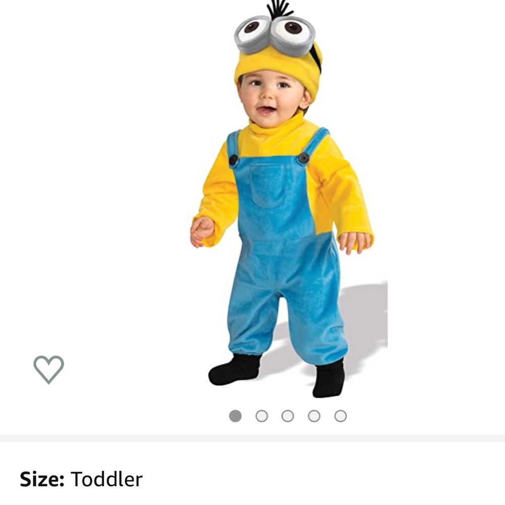 Toddler minion Costume